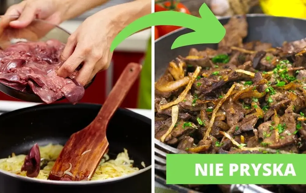 Jak zrobić, żeby wątróbka drobiowa nie strzelała na patelni? Proste triki